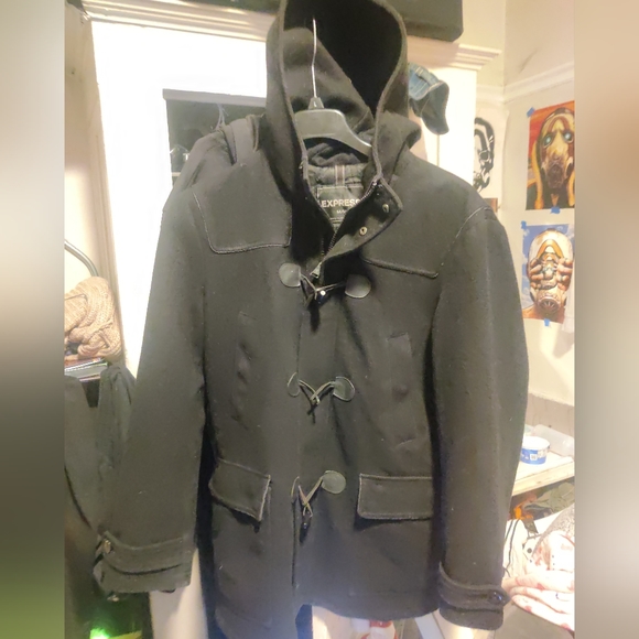 Express Hooded ''Toggle Coat'' - Picture 4 of 10